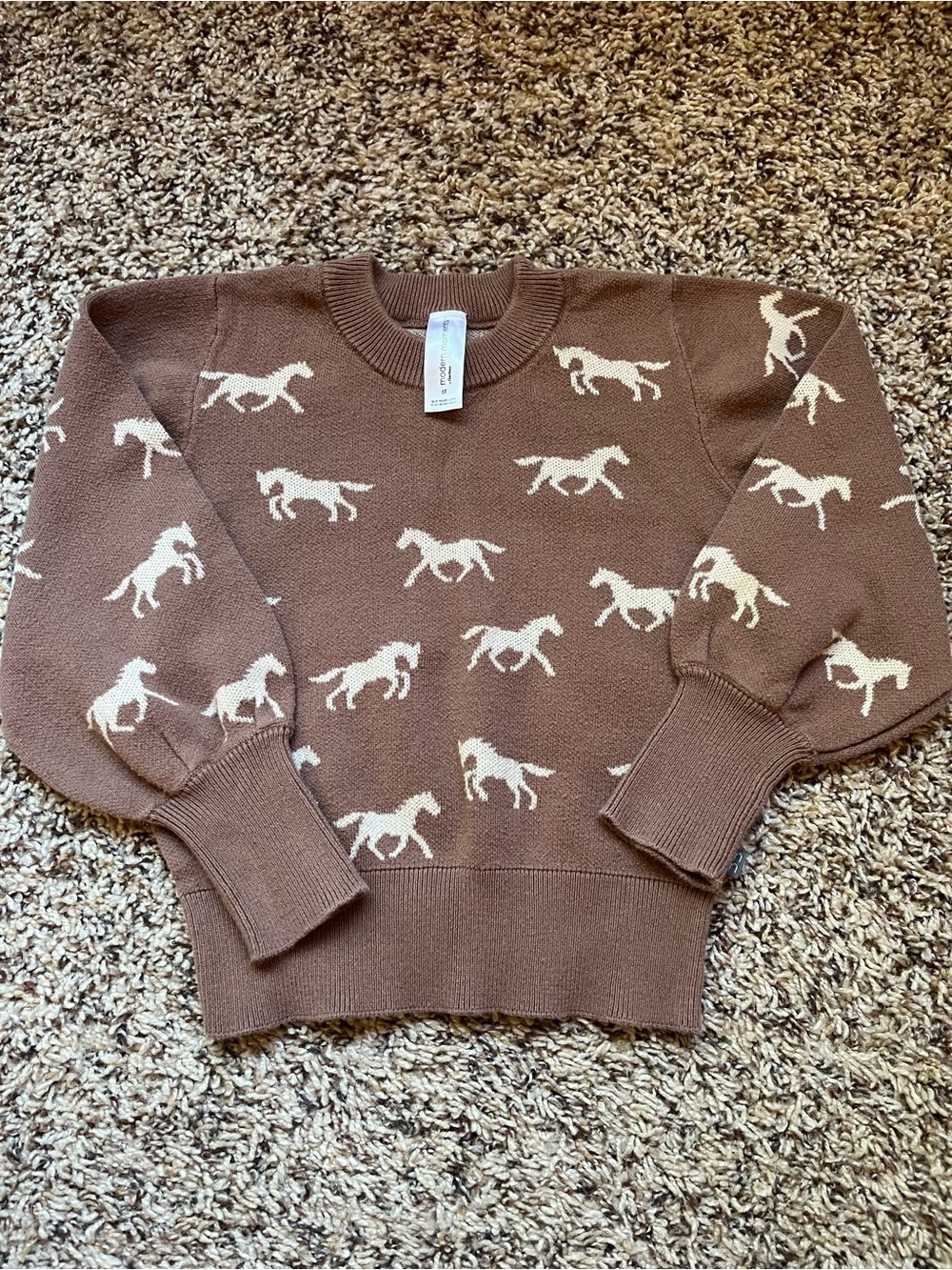 Modern Moments Horse Sweater - Like New, 5T